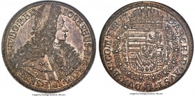 Joseph I Taler 1710/00 MS65 NGC, Hall mint, KM1438.2, Dav-1018. Struck with a characteristically die-striated appearance and retaining an utter clarit...