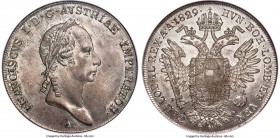 Franz II (I) Taler 1829-A MS66 NGC, Vienna mint, KM2163, Dav-9, Herinek-347. Simply a gorgeous specimen, the pristine nature of both faces clearly sug...