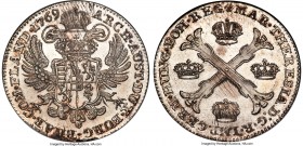 Maria Theresa Kronentaler 1769-(b) MS65 NGC, Brussels mint, KM21, Dav-1282, Herinek-1935. Blast white and notoriously fleeting in anything approaching...