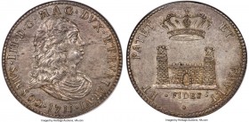 Livorno. Cosimo III de'Medici Tollero 1711 MS64 NGC, Livorno mint, KM16.5, Dav-1500, MIR-65/4 (R). A genuinely elusive issue in such pristine and peak...