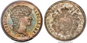 Naples & Sicily. Joachim Murat 5 Lire 1813 MS64 PCGS, Naples mint, KM259, Pag-58, MIR-441/1 (R). A noteworthy Napoleonic crown that is universally reg...