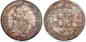 Pisa. Cosimo II de'Medici Tallero 1616 MS64 NGC, KM16.3, Dav-4195. A type which, though frequently found with thick die polish lines over both sides, ...