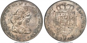 Tuscany. Carlo Ludovico & Maria Louisa 10 Lire 1807 MS64 NGC, Florence mint, KM-C49.2, Dav-152, Pag-27. A gratifying selection blessed with salt-white...