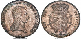 Tuscany. Ferdinando III Francescone (10 Paoli) 1815 MS64 NGC, Pisa mint, KM-C59, Dav-156, Gig-35. Incredibly handsome as a type, particularly with the...