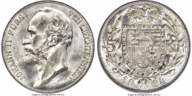Johann II 5 Kronen 1904 MS65+ PCGS Vienna mint, KM-Y4, Dav-216. Intensely frosted and visually bold, with only the slightest disturbances serving to c...