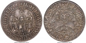 Zurich. Canton Guldiner (Taler) 1512 AU55 NGC, Dav-8771, HMZ-2-1122a, Divo-4, Hürlimann-422. One of the most iconic and instantly recognizable types o...
