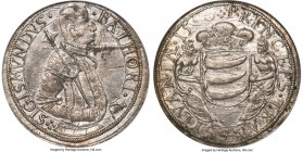 Sigismund Bathory Taler 1590 MS64 NGC, Nagybanya mint, Dav-8802, Resch-54. A positively frosty example revealing a sheen of argent luster over careful...