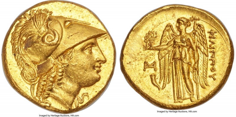 MACEDONIAN KINGDOM. Philip III Arrhidaeus (323-317 BC). AV stater (18mm, 8.59 gm...