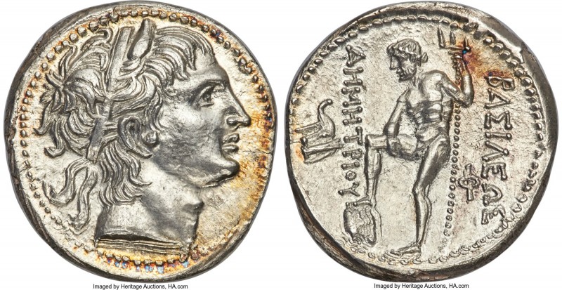 MACEDONIAN KINGDOM. Demetrius I Poliorcetes (306-283 BC). AR tetradrachm (31mm, ...