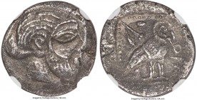 PHILISTIA. Judaea. Gaza. Before 333 BC. AR drachm or quarter-shekel (17mm, 3.85 gm, 12h). NGC XF 4/5 - 2/5. Head of bearded male right, with oriental ...