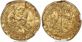 Brandenburg-Prussia. Friedrich Wilhelm gold Ducat 1643-DK AU53 NGC, Königsberg (Królewiec) mint, KM215, Fr-2254, Marienburg-1558. FRID • WILH • D • G ...