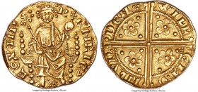 Henry III (1216-1272) gold Penny of 20 Pence ND (c. 1257) MS63 NGC, London mint, Willem (likely William of Gloucester [William Fitz Otto], the King's ...