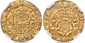 Henry VIII (1509-1547) gold Crown of the Double Rose ND (1546-1547) MS64 NGC, Bristol mint, WS Monogram mm, Third Coinage, S-2309, N-1836, Schneider-6...