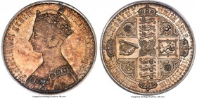 Victoria Proof "Gothic" Crown 1847 PR63 PCGS, KM744, S-3883, ESC-2571. UN DECIMO edge. Simply covetable quality for this most contested issue of Victo...