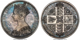 Victoria Proof "Gothic" Crown 1847 PR63 PCGS, KM744, S-3883, ESC-2578 (R2). Plain edge. N over N in UNITA variety. Struck in pure silver (verified by ...