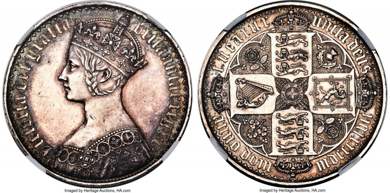 Victoria Proof "Gothic" Crown 1847 PR61 NGC, KM744, S-3883, ESC-2571. UN DECIMO ...