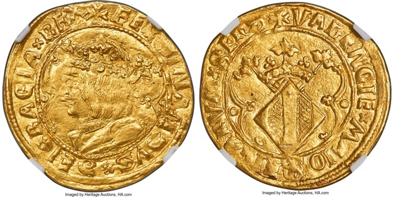 Valencia. Ferdinand V gold 2 Ducat (Double Principat) ND (1479-1516) MS62+ NGC, ...