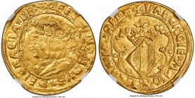 Valencia. Ferdinand V gold 2 Ducat (Double Principat) ND (1479-1516) MS62+ NGC, Valencia mint, Fr-85, MEC VI-Unl., Cay-2342. 6.91gm. +FER∂INAN∂VS x ∂E...