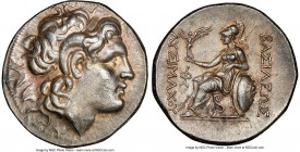 THRACIAN KINGDOM. Lysimachus (305-281 BC). AR tetradrachm (28mm, 17.03 gm, 3h). NGC AU 5/5 - 4/5. Posthumous issue of Uncertain Mint in Thrace, ca. 30...