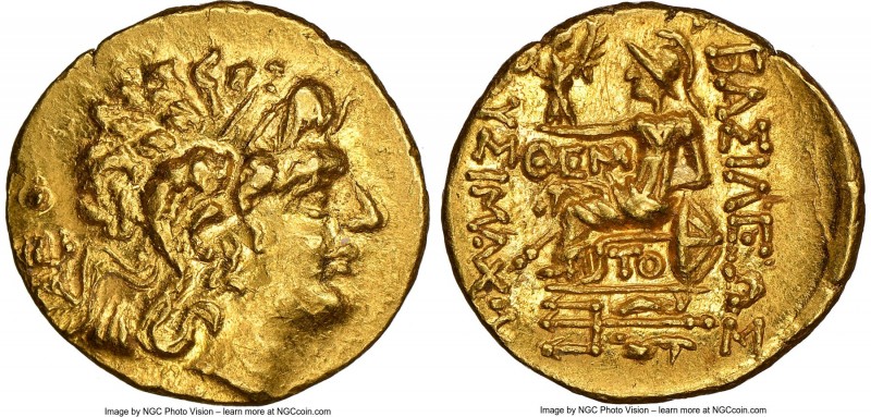 PONTIC KINGDOM. Mithradates VI Eupator (120-63 BC). AV stater (19mm, 8.29 gm, 12...