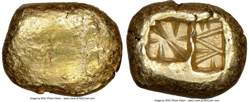 IONIA. Uncertain mint. Ca. 650-550 BC. EL third stater or trite (13mm, 4.70 gm)....