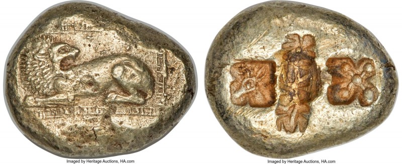 IONIA. Miletus. Ca. 600-550 BC. EL stater (22mm, 14.02 gm, 6h). NGC AU 5/5 - 2/5...