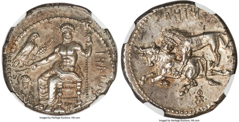 CILICIA. Tarsus. Mazaeus, as Satrap (ca. 361-334 BC). AR stater (23mm, 11.01 gm,...