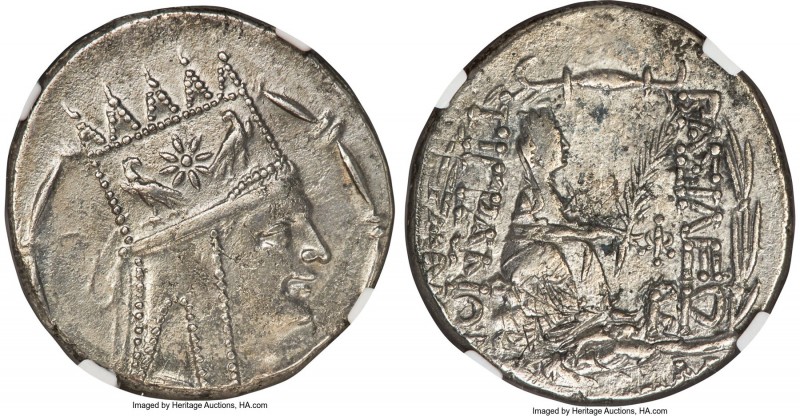 ARMENIAN KINGDOM. Tigranes II the Great (95-56 BC). AR tetradrachm (27mm, 15.61 ...