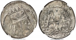 ARMENIAN KINGDOM. Tigranes II the Great (95-56 BC). AR tetradrachm (27mm, 15.61 gm, 12h). NGC AU 3/5 - 3/5. Tigranocerta, ca. 80-68 BC. Diademed and d...
