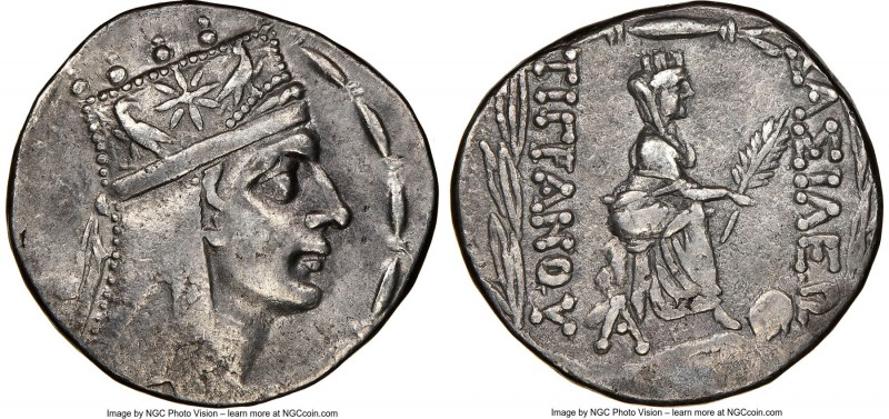 ARMENIAN KINGDOM. Tigranes II the Great (95-56 BC). AR tetradrachm (27mm, 15.52 ...