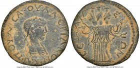 PISIDIA. Selge. Valerian II, as Caesar (AD 256-258). AE27 (26mm, 9.75 gm, 12h). NGC XF S 5/5 - 4/5. AD 253-256. KAI•ΠOY•ΛICA•OVAΛЄPIANON, laureate, dr...