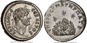 CAPPADOCIA. Caesarea. Hadrian (AD 117-138). AR didrachm (21mm, 6.88 gm, 7h). NGC MS S 5/5 - 4/5. AD 128-138. AΔPIANOC-CEBACTOC, laureate head of Hadri...