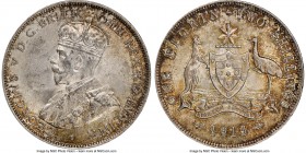 George V Florin 1913 MS62 NGC, KM27. An issue encountered with extreme rarity in any appreciable condition, this being only the second we have seen in...
