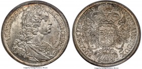 Karl VI Taler 1729/8 MS65 NGC, Prague mint, KM1503.1, Dav-1086. Beaming with luster and fully struck upon a choice flan, with a rarely encountered lev...