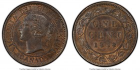 Victoria "Broken Vine" Cent 1858 MS64 Brown PCGS, London mint, KM1. Broken Vine variety. Medal alignment. Toned a pleasing mahogany, with hints of red...