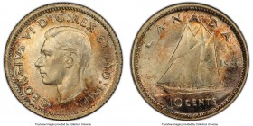 George VI 10 Cents 1938 MS64 PCGS, Royal Canadian mint, KM34. Attractively toned.

HID09801242017

© 2020 Heritage Auctions | All Rights Reserved