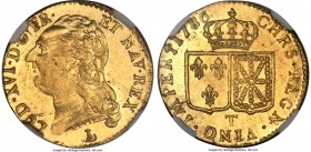 Louis XVI gold Louis d'Or 1786-T MS66 NGC, Nantes mint, KM591.14, Gad-361. Exhibiting Prooflike surfaces with brilliant mint luster. A highly flashy e...