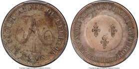 Alexander I silver Specimen Essai "Peacemaker" Medallic 2 Francs 1814 SP65 PCGS, Maz-768b, Gad-506a, Diakov-379.4 (R2). SALVUM edge. By Tiolier. An el...