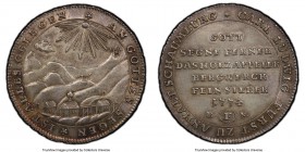 Anhalt-Bernburg-Schaumburg-Hoym. Karl Ludwig 1/2 Taler 1774-B(F)N/S MS63 PCGS, KM1, J-21. Offering a sharp and balanced strike, with a delicate displa...