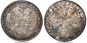 Frankfurt. Free City Taler 1762-IOT MS60 NGC, KM221, Dav-2219. A quick turn of the wrist unleashes full mint "flash" across the surfaces of this lumin...