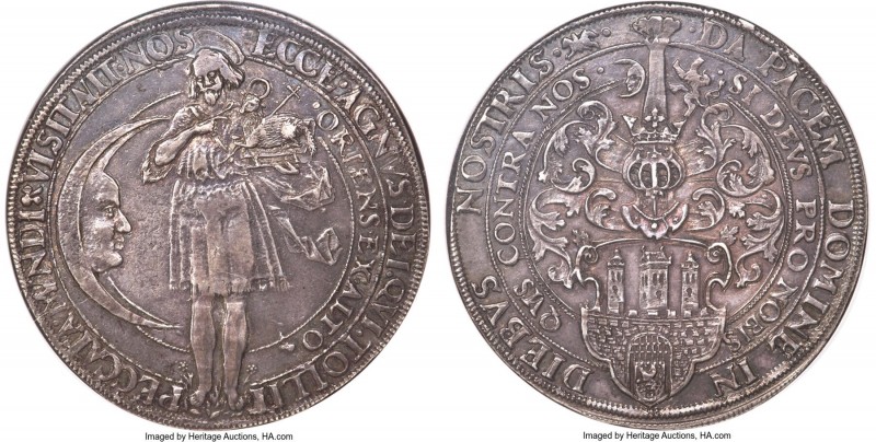 Lüneburg. Free City 2 Taler ND (1611-1612) XF45 NGC, Lüneburg mint, KM23, Dav-LS...