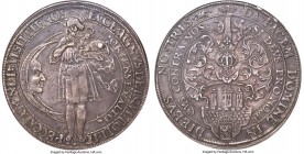 Lüneburg. Free City 2 Taler ND (1611-1612) XF45 NGC, Lüneburg mint, KM23, Dav-LS343, Schnee-34. Variety with QVIS spelling. A type positively packed w...