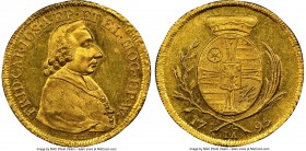 Mainz. Friedrich Karl Josef gold Ducat 1795 IL-IA MS63 NGC, KM410, Fr-1682. Rarely encountered so fine, with luminous ambered surfaces that are host t...