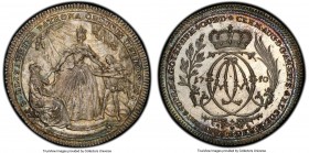 Nürnberg. Klemens August of Bavaria 1/2 Schautaler 1750 MS65 PCGS, Wittelsbach-2026. Struck on the 50th birthday of Klemens August. A well-known patro...