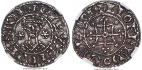 William I, the Conqueror (1066-1087) Penny ND (1074-c. 1077) AU55 NGC, Cricklade mint, Leofred as moneyer, Two Stars type, S-1254, N-845, EMC-1012.007...
