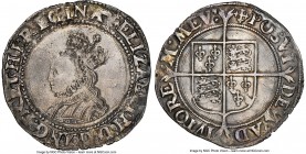 Elizabeth I (1558-1603) Shilling ND (1560-1561) UNC Details (Cleaned) NGC, Tower mint, Cross Crosslet mm, Second Issue, S-2555, N-1985. 5.90gm. By no ...