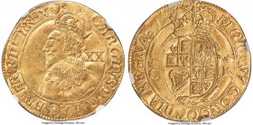 Charles I gold Unite ND (1632-1634) MS61 NGC, Tower mint, Harp mm, KM153, Fr-246, S-2691, N-2152. 9.07gm. An impressive survivor of this often well-ci...