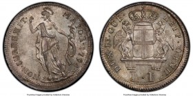 Genoa. Republic Lira 1794 MS65 PCGS, KM211a. Essentially fully struck, just slightly high-of-center, the surfaces gently speckled, pointing to a strik...