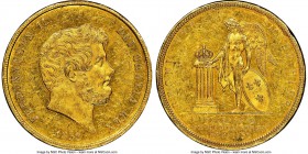 Naples & Sicily. Ferdinand II gold 30 Ducati 1852 MS61+ NGC, Naples mint, KM368. A decidedly Mint State example of this massive golden denomination an...