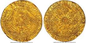 Gorinchem. City gold Imitative Rose Noble ND (1583-1591) MS63 NGC, Gorinchem mint, Fr-80, S-1952, Scheinder-871. 7.57gm. Struck in imitation of the go...